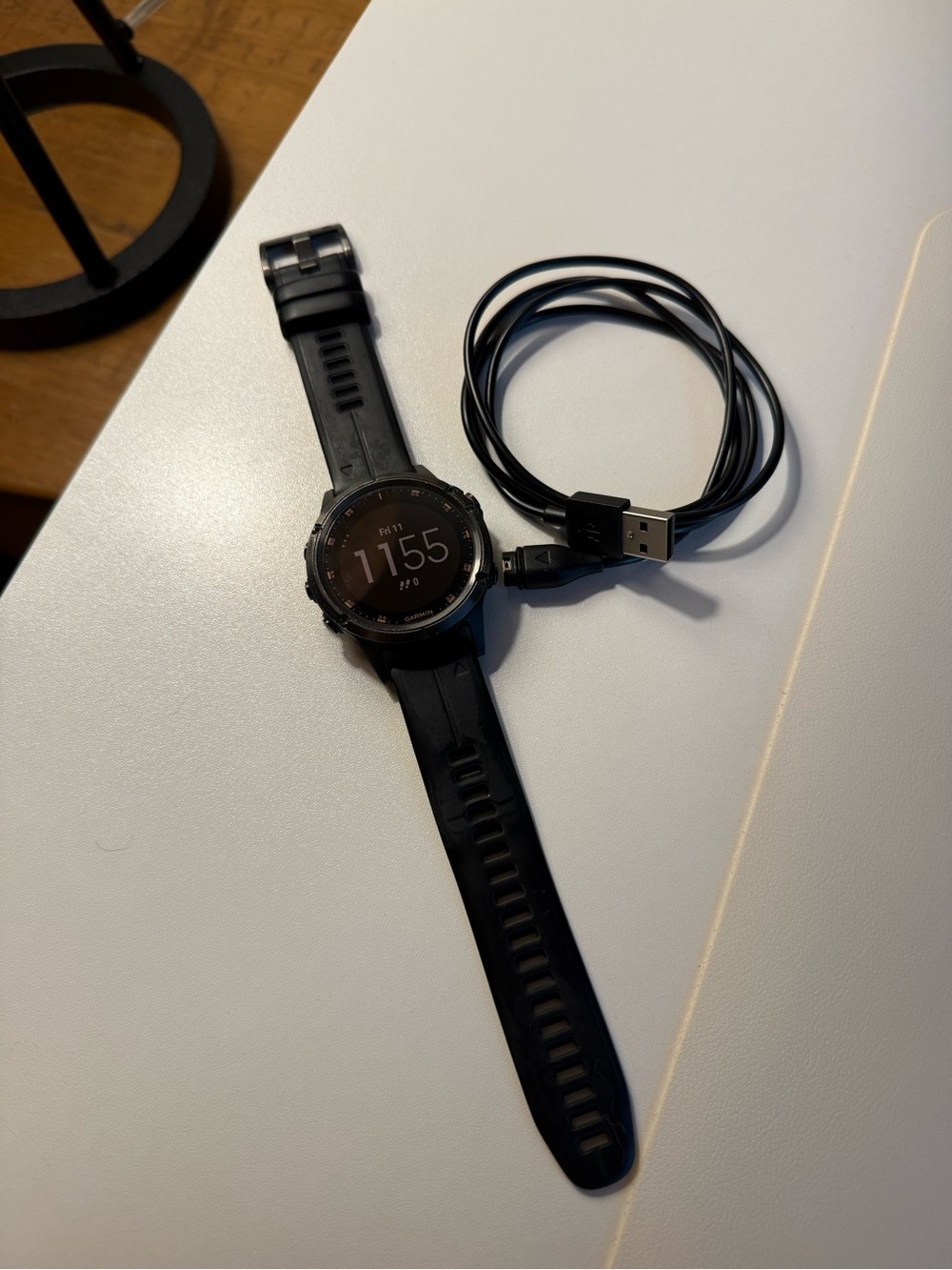 Garmin Fenix 5S w/ new charging cable